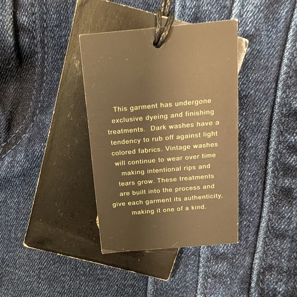 Edyson Ellington Flare Dark Wash Jeans Pork chop Pockets NWT Stretch - Picture 5 of 13